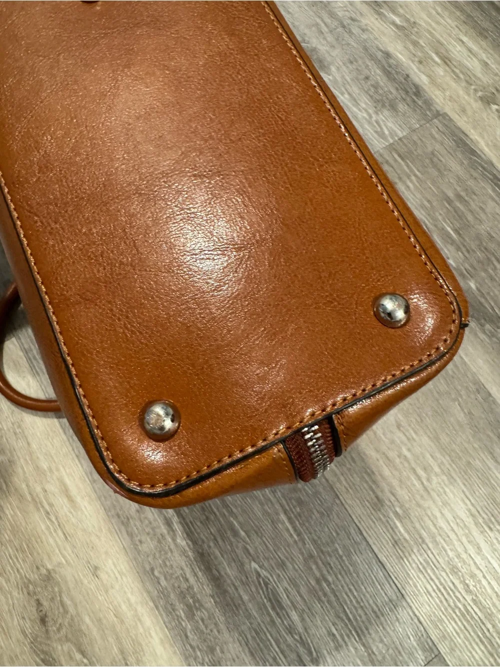 Bostanten brown leather ladies' laptop briefcase